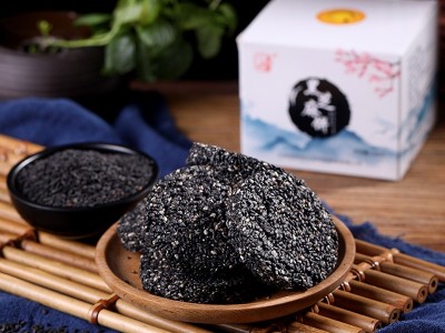 无蔗糖高钙蜂蜜黑芝麻饼孕妇零食图2