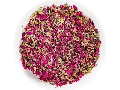 玫瑰花沫花碎打粉批发散装花茶低温烘干产地直销食用平阴玫瑰花瓣图5