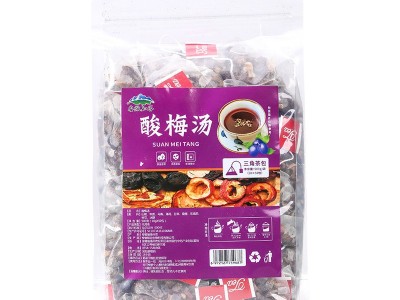 老北京酸梅汤 免煮酸梅汤茶包冷泡水果茶批发 三角包花草茶代 工图1