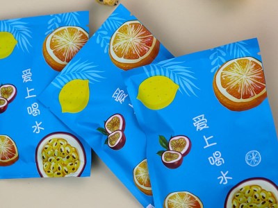金桔百香果茶包 冻干柠檬一盒7包105g 代发可散装青金桔百香果茶图3