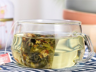 日式罐装白桃乌龙茶 葡萄桂花百香果蜜乌龙茶 定 制水果茶乌龙茶图3
