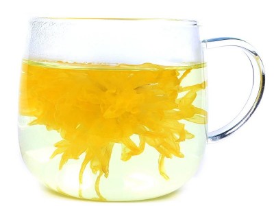 基地菊花茶黄山金丝皇菊黄菊一朵一杯 徽州皇菊花 100朵装贡菊茶图4