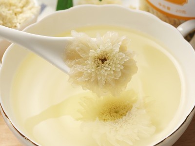 黄山贡菊罐装菊花花茶贡菊花茶花草茶瓶装厂家批发一件代发图3