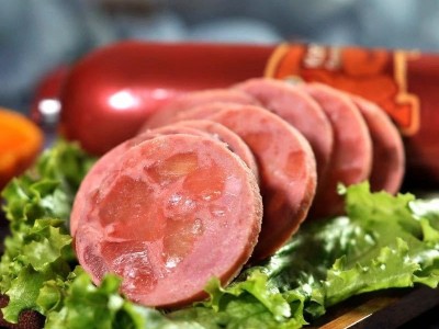 俄罗斯风味牛筋火腿肠原装俄式小香肠350克/根下酒菜休闲零食图3