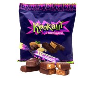 俄罗斯进口紫皮糖正品糖果kpokaht巧克力kdv袋装结婚零食喜糖500g