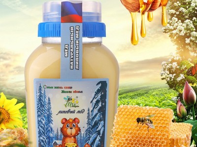 俄罗斯进口冬熊蜜椴树蜜500g 瓶装蜂蜜办公室零食冲饮包邮图5