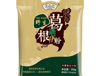 现货批发 承天府钟祥野生葛根粉500克 天然农家柴葛粉网红代餐粉图5