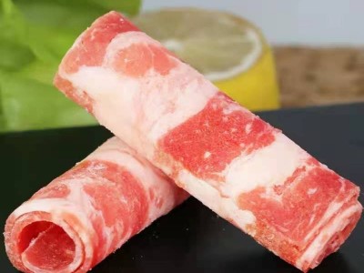 厂家供应新品和牛肥牛生鲜牛肉卷冷冻火锅烧烤食材批发雪花牛肉图3