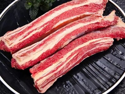 内蒙古特产厂家批发新鲜牛腩肉牛肋条肉草原牛送礼包装一件代发图3