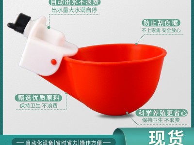 新款家禽塑料自动饮水碗 鸡用饮水杯饮水器 自动饮水器喂水器图1
