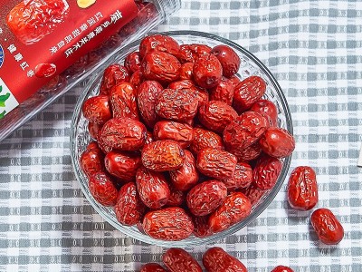 一件代发 新疆若羌红枣450g/瓶核小肉厚煲汤泡茶红枣干供商超团购图4