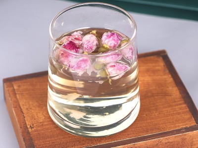 飒枫白梅花玫瑰花茶 罐装瓶装花茶 生花玫瑰茶 厂家图2