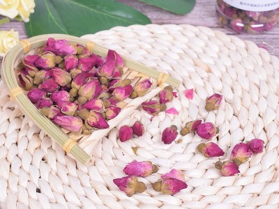 飒枫白梅花玫瑰花茶 罐装瓶装花茶 生花玫瑰茶 厂家图3