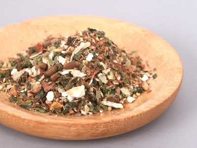 飒枫袋装三蒿降玉米须桑叶茶 决明子牛蒡根玉米须茶 桑叶图3