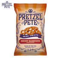 美国进口Pretzel/培珀莉烟熏烧烤味脆饼干膨化休闲零食100g*15袋