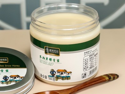 天然蜂蜜纯正雪蜜 长白山椴树蜜东北黑蜂原蜜结晶白蜜峰蜜图4