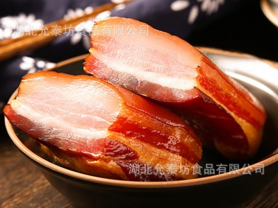 厂家供应农家腊肉年货酱油肉 腌制风味散装酱油五花肉图2