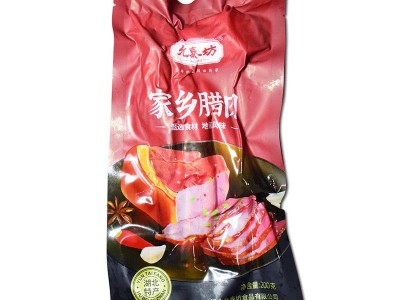 熏制风干五花腊肉片 腊味真空装大块风干猪肉图5