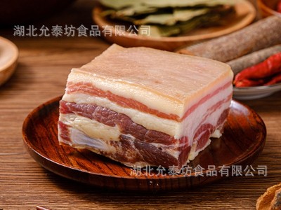 熏制风干五花腊肉片 腊味真空装大块风干猪肉图2