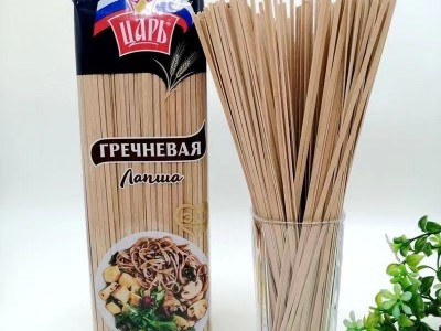俄罗斯进口皇家牌荞麦挂面400克/袋 3毫米宽 家用待煮面条图5