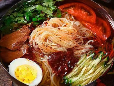 【刘二吖】韩式风味 东北大冷面延吉朝鲜大冷面韩国冷面300g/袋图4
