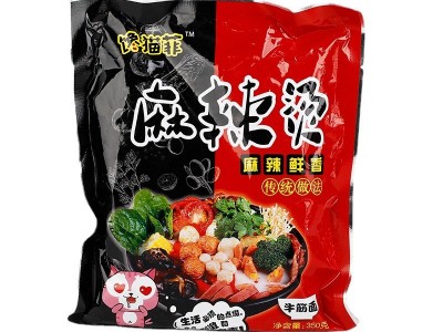 350g东北麻辣烫牛筋面方便速食干面筋玉米面条大碗麻辣烫食材图5