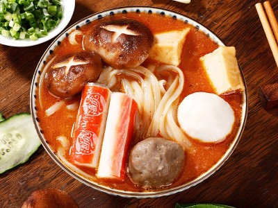 350g东北麻辣烫牛筋面方便速食干面筋玉米面条大碗麻辣烫食材图2