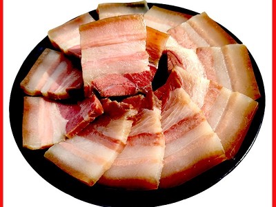 湖北特产咸肉非烟熏腊肉自制风干五花肉腊味干货厂家批发量大价优图3