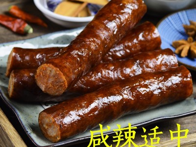 四川腊肠麻辣香肠四川特产五香广味原味香肠厂家批发一件代发图4