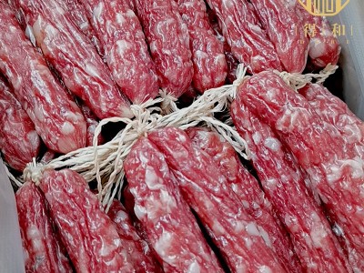批发广式广味腊肠广东香肠腊肉 散装猪肉香肠烤肠 中山黄圃厂家图3