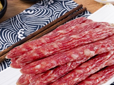 批发广式广味腊肠广东香肠腊肉 散装猪肉香肠烤肠 中山黄圃厂家图4