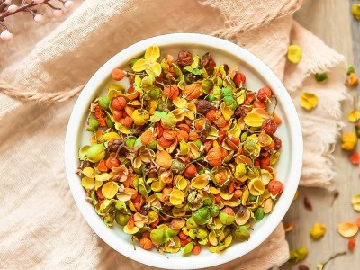 合欢花500g 合欢花干花 纯正干合欢花 另售睡眠花茶花草茶图2