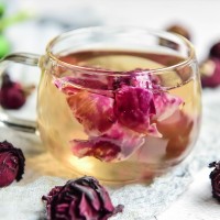 约400朵500g云南墨红玫瑰花冠大朵冻干瓣另售法国食用花草茶