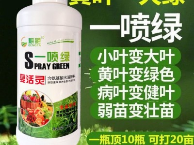 1000g黄叶死苗一喷绿保花果叶面肥果蔬氨基酸叶面肥腐植酸营养液图4