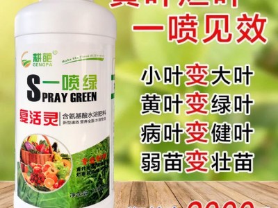 200g黄叶死苗一喷绿保花保果叶面肥果蔬氨基酸腐植酸叶面肥营养液图3