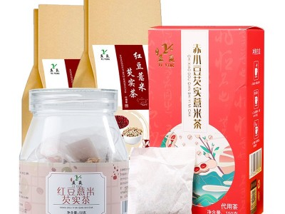 红豆薏米茶系列定制 赤小豆芡实薏米茶 袋泡茶三角包OEM贴牌代工图4