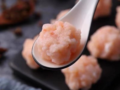 手打虾滑 95%高含量 手打鲜制青虾滑虾丸 豆捞虾泥火锅食材 500g图4