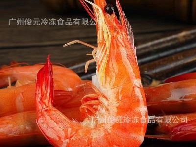 熟冻红对虾 单冻熟虾饭堂自助餐食材冷冻熟虾 熟虾10斤/件净重8斤图2