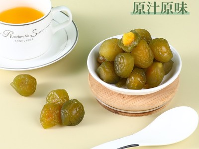 清口梅凉果袋装零食蜜饯308g酸甜梅酸脆爽口梅子话梅果脯青口梅图3