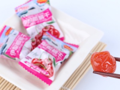 新疆特产凉果干带核樱桃果干休闲零食果干蜜饯408g包装伊犁樱桃干图3