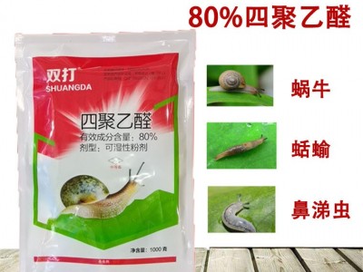 双打杀蜗牛药80％四聚乙醛粉剂 蜗牛杀虫剂500g图4