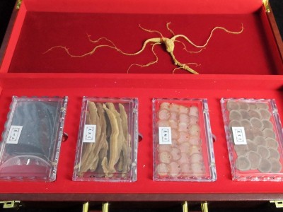 东北特产五宝礼盒长白山人参鹿茸鹿鞭灵芝片泡酒料送长辈支持代发图3