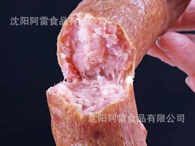 阿雷450g哈尔滨风味红肠5支独立包装碳烤肠熟食香肠图3