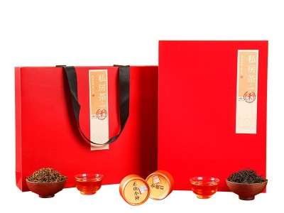 武夷山金骏眉正山小种小茶罐茶叶礼盒装送礼千叶茶礼红茶图4