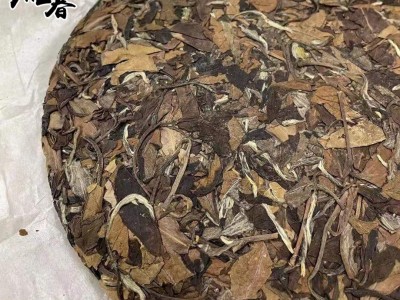 2013年磻溪老白茶 日晒陈香紧压寿眉白茶茶饼350g厂家茶叶批发图4