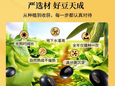 黑豆豆浆粉早餐饮品320g单独包装植物蛋白速溶冲饮小袋图3