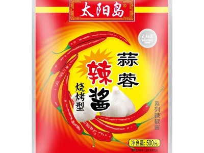 太阳岛烧烤型蒜蓉辣酱烧烤酱袋装500g烤肉酱烤冷面酱炸串酱刷酱稀图2