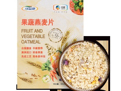 中粮可益康果蔬燕麦片早餐食品懒人冲饮即食速食免煮代餐饱腹图2