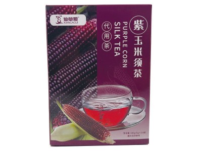 仙草姬紫玉米须茶代用熬夜茶花草三绛茶三高21小包养生茶一件代发图5