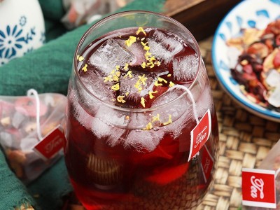 老北京酸梅汤100g/原料包免煮酸梅汤茶酸甜茶包三角包花草茶代 工图3